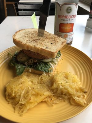 Amazing beyond burger will fill at Sprouts Cafe in Gastonia