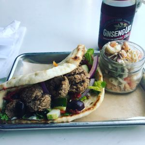 Beyond meatballs  at Sprouts Cafe in Gastonia