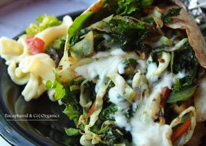 Grilled Veggie & Chickpea Wrap with Avocado Spread! A warm, 7-Grain & Flax Tortilla with a Thick Layer of Avocado Spread, Grilled, Organic Veggies and Chickpeas, Melty Mozzarella Cheeses and Fresh Greens!  at Sprouts Cafe in Gastonia