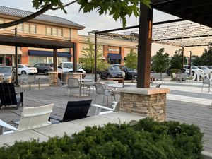 Plenty of outdoor seating   at Nautical Bowls in Geneva