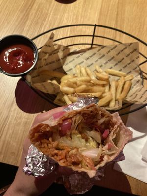 Vegan burrito (huge and delicious)  at Los Tacos  in Trondheim