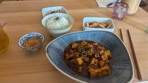 Mapo tofu at Kamala Vegan in Berlin