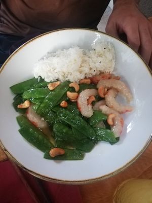 Vegan Shrimp Dish at Kamala Vegan in Berlin