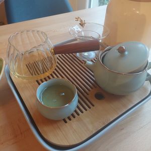 Jasmin tea at Kamala Vegan in Berlin