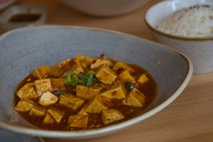 Mapo tofu at Kamala Vegan in Berlin
