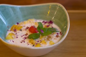 Purple sticky rice at Kamala Vegan in Berlin