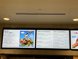 Menu   at LAX - CAVA - T3 in Los Angeles