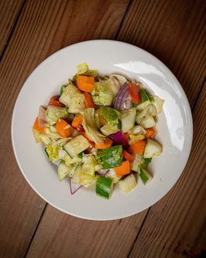 salad all vegan at Everest Nepalese & Indian Cuisine - Nepali Indian Restaurant in Lexington