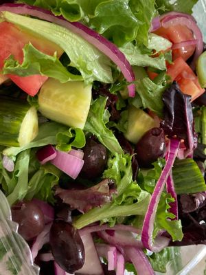 Make your own vegan salad at Pita Grill & Creperie Warren in Warren