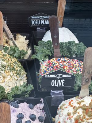 Tofu plain  at Bagel Boss in Yaphank