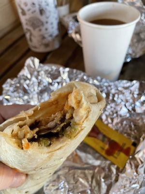 Vegan burrito   at Before & After in Leadville