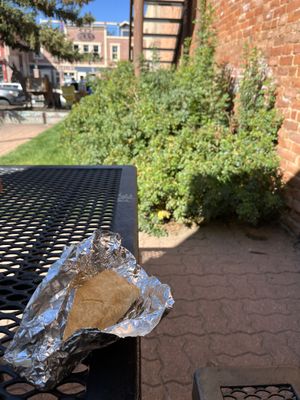 Vegan breakfast burrito   at Before & After in Leadville