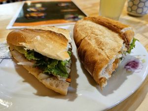 Pate bahn mi at Hem Vegan in Hanoi