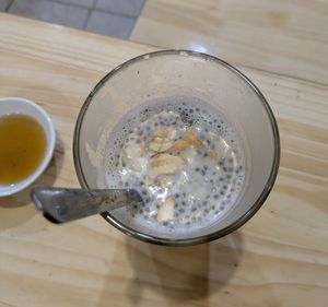 Almond and Lotus Root Drink at Hem Vegan in Hanoi