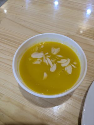 Pumpkin Soup at Hem Vegan in Hanoi