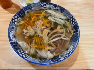 Pho   at Hem Vegan in Hanoi