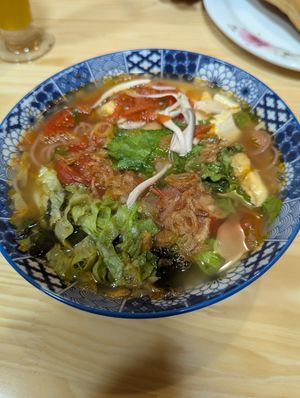 Bún riêu at Hem Vegan in Hanoi