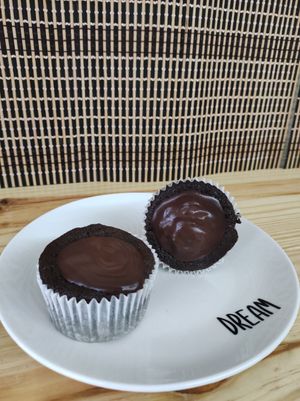 Cupcakes de chocolate at Casa Anacahuita in San Nicolas De Los Garza