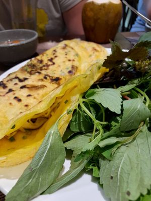 Vegan banh xeo at Sala - Võ Thị Sáu in Ho Chi Minh City