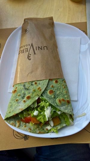 Lupine wrap at V36 Bar & Vegan Food in Savona