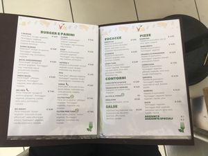 Menu 2 at V36 Bar & Vegan Food in Savona