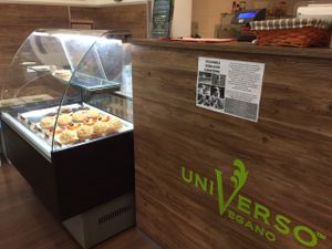 Very tasty vegan cakes at Universo Vegano in Rome