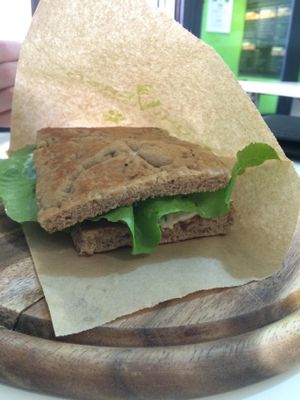 Vegan Sandwich at Universo Vegano in Rome