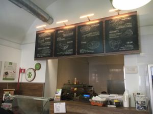 inside  at Universo Vegano in Rome