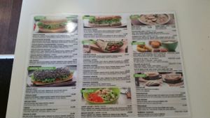 Menu  at Universo Vegano in Rome