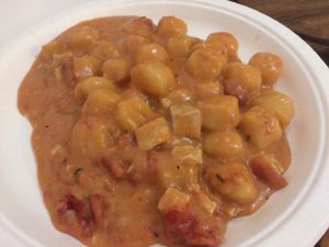 Gnocchi. Tastes exactly how it looks.   at Universo Vegano in Rome