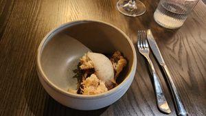 All the mushrooms! + a sour foam at Toast & Oak in Queenstown