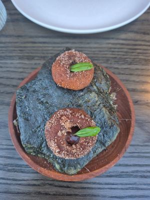 Mini donuts at Toast & Oak in Queenstown