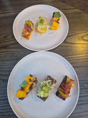 Bread bites at Toast & Oak in Queenstown