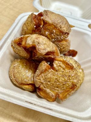 Roasted Yukon potatoes  at Wheat Penny Oven and Bar in Dayton