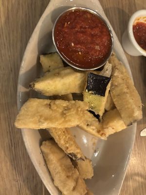 Eggplant fries  at Wheat Penny Oven and Bar in Dayton