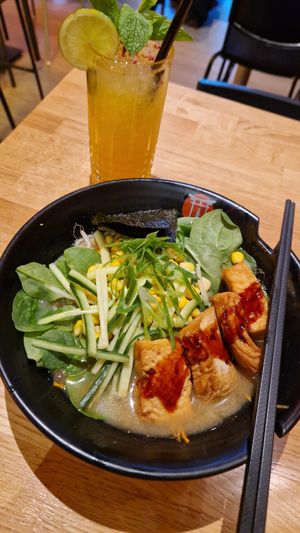 veggie Ramen (it's vegan) at Yume Ramen Hamburg in Hamburg
