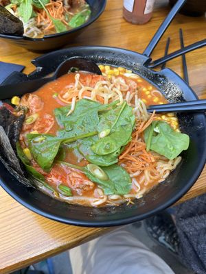 Vegan ramen  at Yume Ramen Hamburg in Hamburg