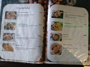 Vegan meny at Habesha in Gaevle