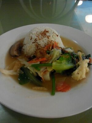 mix vegetarian at Raku Raku Vegetarian Steamboat and Japanese Cuisine in Petaling Jaya