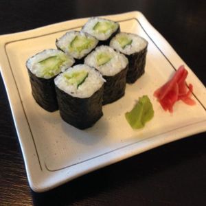 Wasabi kappa maki at Raku Raku Vegetarian Steamboat and Japanese Cuisine in Petaling Jaya