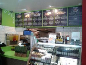 menu board at Green Tomato Grill in Orange