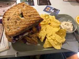 ‚Chicken‘ sandwich   at Das Brett in Innsbruck