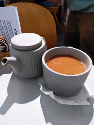 Chai Latte mit Hafermilch at Das Brett in Innsbruck