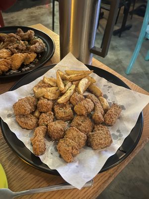 Vegan chicken  at Chicken in the Kitchen in Seoul