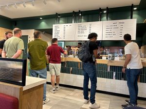 Counter  at Wulf Deli in London