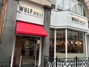 Outside at Wulf Deli in London