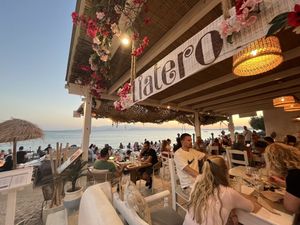 Separate vegetarian menu at Liatero with vegan options  at Liatero in Naxos