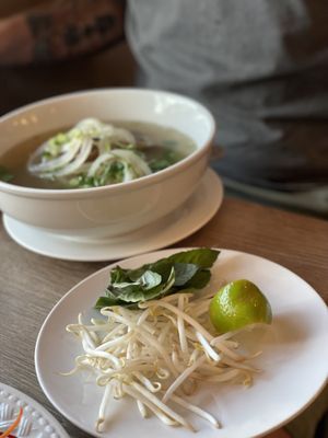 Beef pho  at Veggie House in Los Angeles