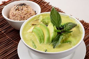 Avocado Curry  at Veggie House in Los Angeles