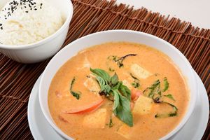 Red Curry  at Veggie House in Los Angeles